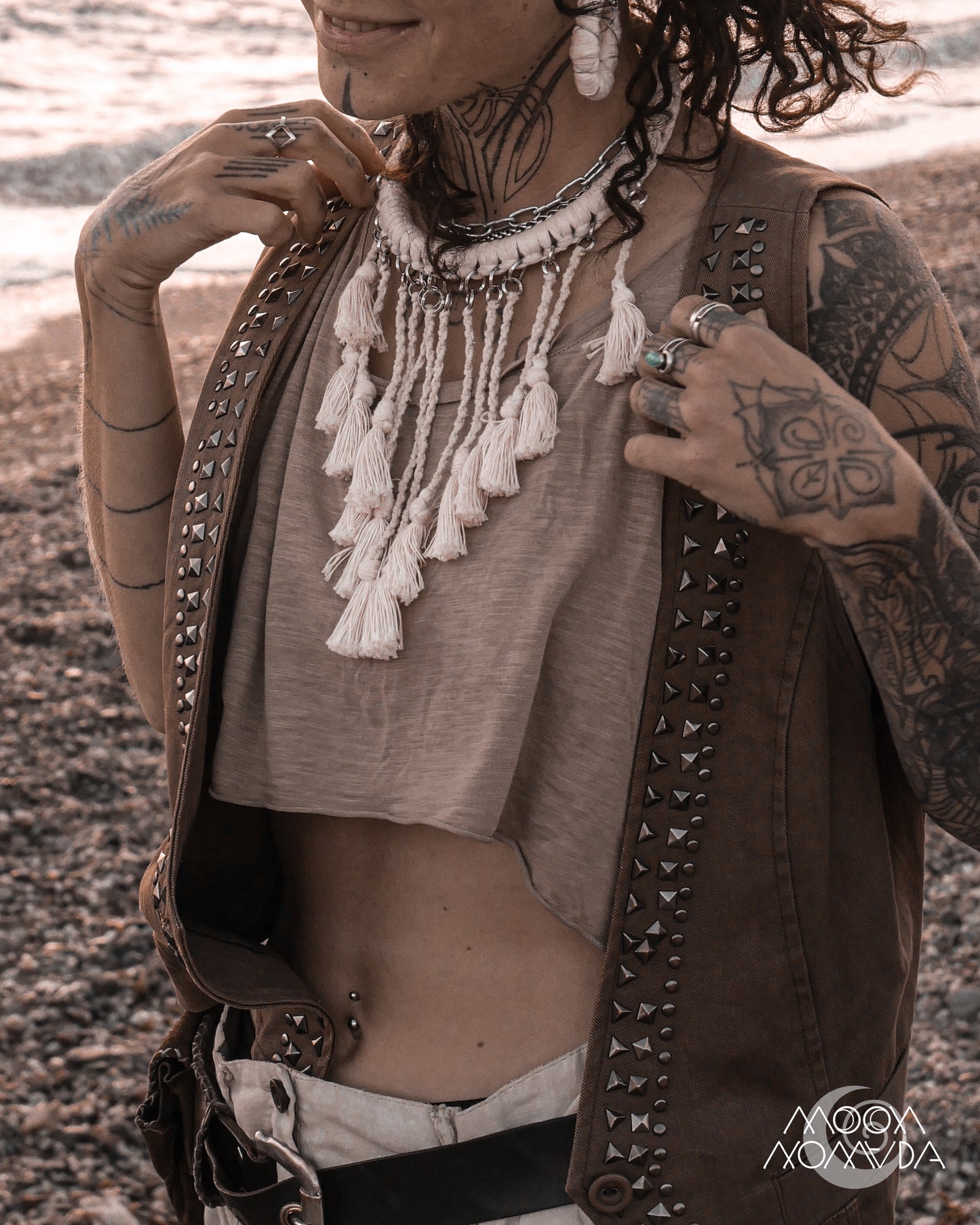 Spiral Drops • Neck Adornment