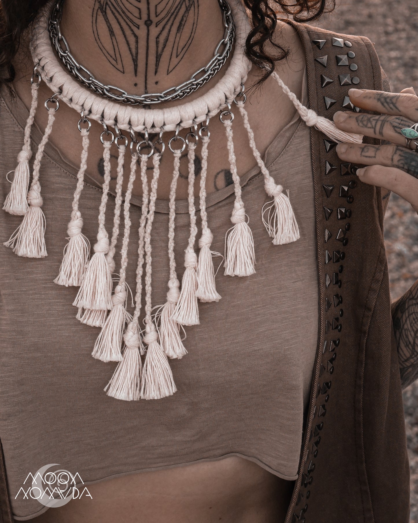 Spiral Drops • Neck Adornment